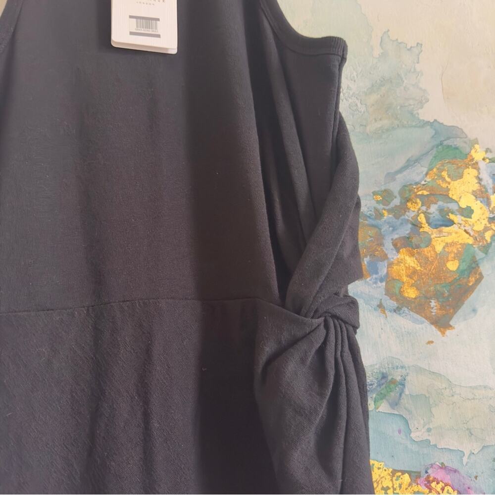 NWT Ted Baker black tank sleeveless dresses fitted knit size 4 6 small - Picture 2 of 5